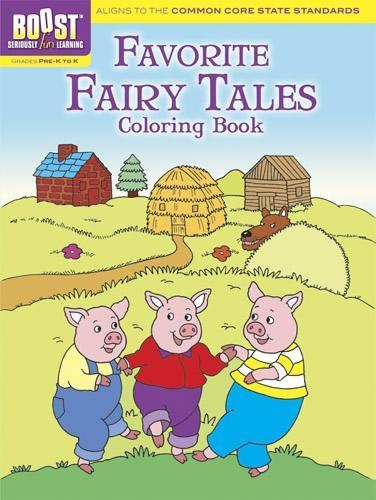 [object Object] «Boost Favorite Fairy Tales Coloring Book», автор Фрэн Ньюман-Д'Амико - фото №1