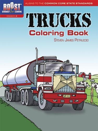 Паперова книга «Boost Trucks Coloring Book», автор Стівен Джеймс Петруччо - фото №1