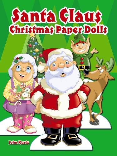 Паперова книга «Santa Claus Christmas Paper Dolls», автор Джон Курц - фото №1