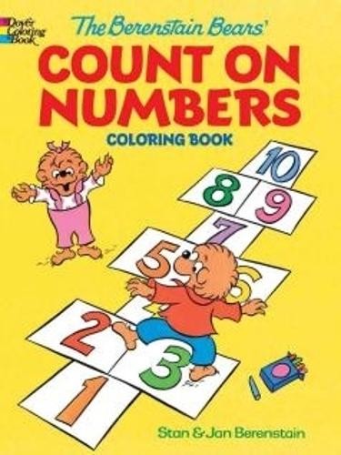 [object Object] «The Berenstain Bears' Count on Numbers Coloring Book», авторов Ян Беренштейн, Стэн Беренстейн - фото №1