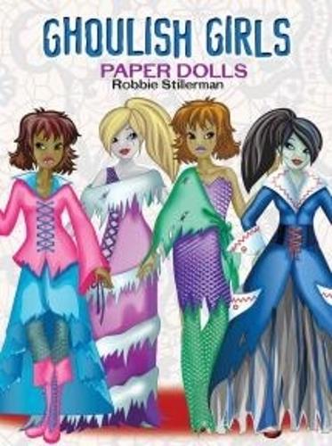 Бумажная книга «Ghoulish Girls Paper Dolls», автор Робби Стиллерман - фото №1