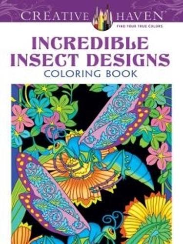 Бумажная книга «Creative Haven Incredible Insect Designs Coloring Book», автор Марти Нобл - фото №1