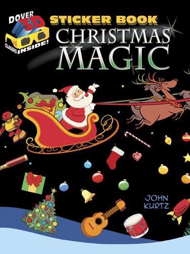 Паперова книга «3-D Sticker Book--Christmas Magic», автор Куртц - фото №1