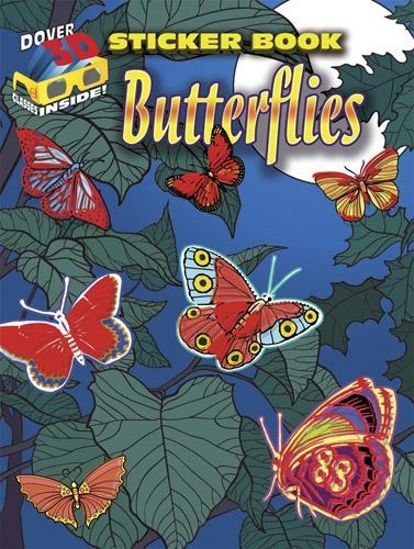 [object Object] «3-D Sticker Book--Butterflies», авторов Dover, Пиджи Цудзиока - фото №1