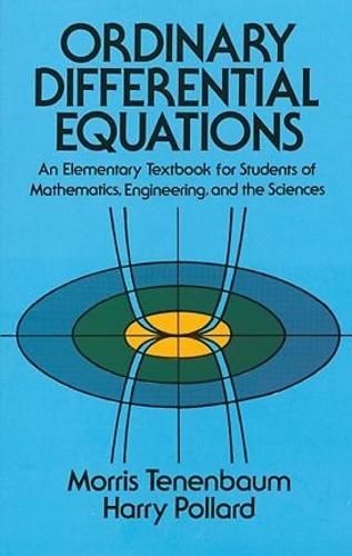 Бумажная книга «Ordinary Differential Equations», автор М. Тененбаум - фото №1