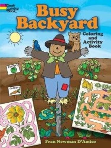 Бумажная книга «Busy Backyard Coloring and Activity Book», автор Фрэн Ньюман-Д'Амико - фото №1