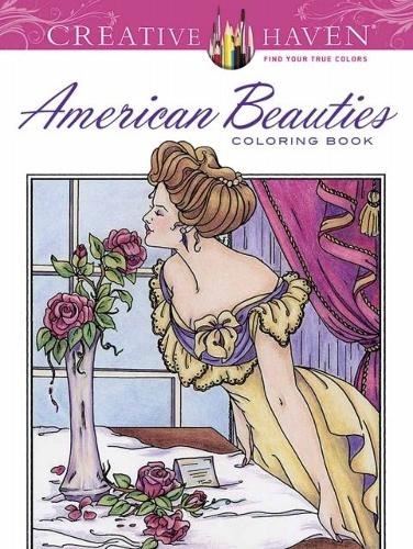 Паперова книга «Creative Haven American Beauties Coloring Book», автор Керол Шмідт - фото №1
