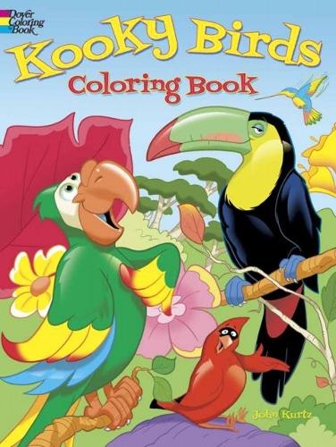 Бумажная книга «Kooky Birds Coloring Book», авторов Джон Курц, Эдвин Макклеллан - фото №1