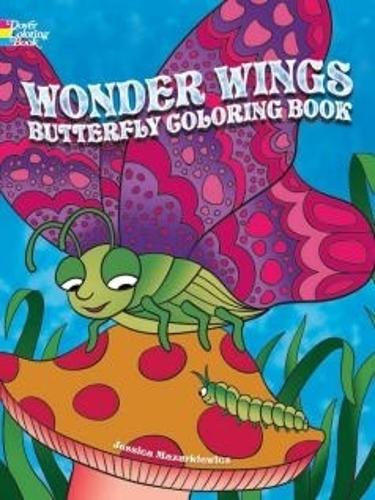 Паперова книга «Wonder Wings Butterfly Coloring Book», автор Джессіка Мазуркевич - фото №1