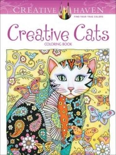 [object Object] «Creative Haven Creative Cats Coloring Book», автор Марджори Сарнат - фото №1