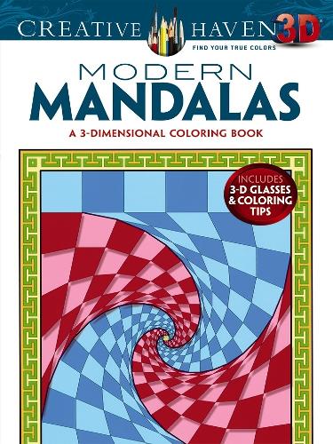 Паперова книга «Creative Haven 3-D Modern Mandalas Coloring Book», автор Рендалл Маквей - фото №1