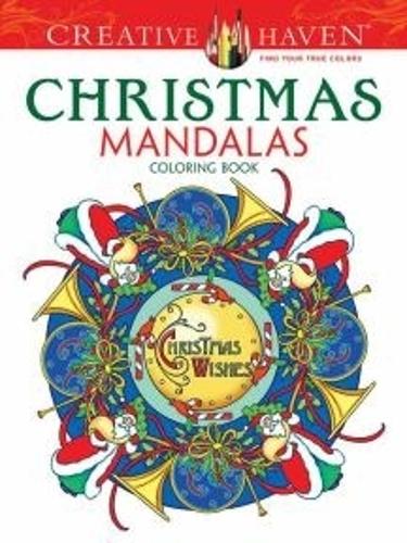 Бумажная книга «Creative Haven Christmas Mandalas Coloring Book», автор Марти Нобл - фото №1