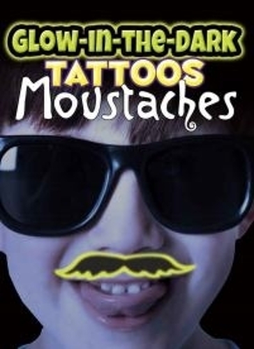 [object Object] «Glow-In-The-Dark Tattoos Moustaches», автор Dover - фото №1