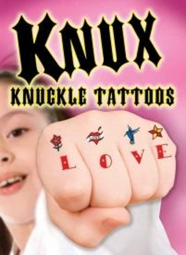 Бумажная книга «Knux -- Knuckle Tattoos for Girls», автор Dover - фото №1
