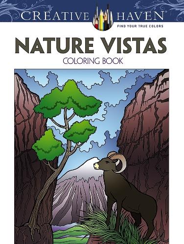Паперова книга «Creative Haven Nature Vistas Coloring Book», автор Джеремі Елдер - фото №1