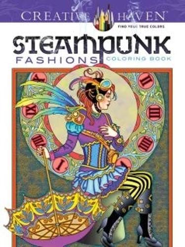 Бумажная книга «Creative Haven Steampunk Fashions Coloring Book», автор Марти Нобл - фото №1