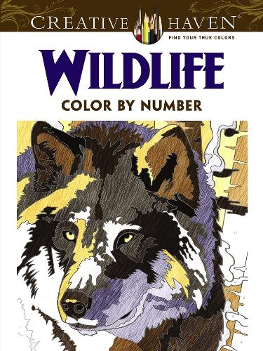 Бумажная книга «Creative Haven Wildlife Color by Number Coloring Book», автор Диего Перейра - фото №1