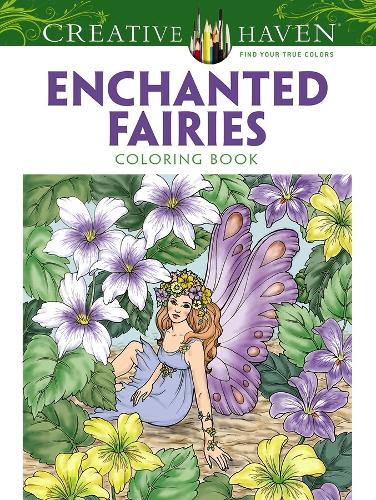 Паперова книга «Creative Haven Enchanted Fairies Coloring Book», автор Барбара Ланца - фото №1