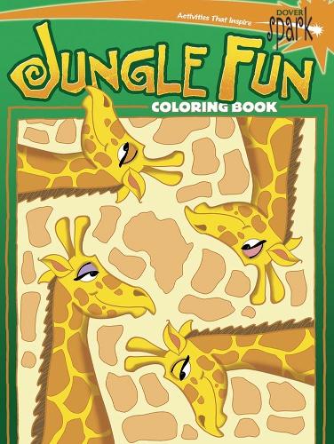 Бумажная книга «Spark -- Jungle Fun Coloring Book», автор Джон Курц - фото №1