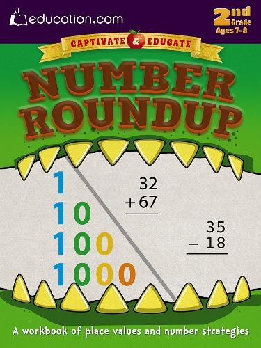 Паперова книга «Number Roundup: A Workbook of Place Values and Number Strategies», авторів Education.Com, Жанна Пасмантьє - фото №1