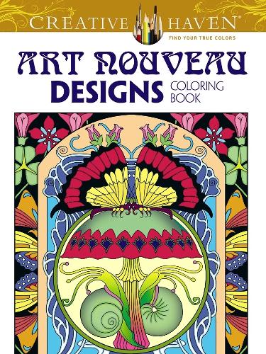 [object Object] «Creative Haven Art Nouveau Designs Collection Coloring Book», автор Dover - фото №1