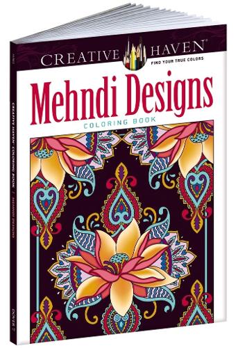 [object Object] «Creative Haven Mehndi Designs Collection Coloring Book», автор Dover - фото №1