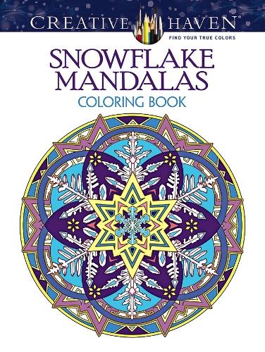 Бумажная книга «Creative Haven Snowflake Mandalas Coloring Book», автор Марти Нобл - фото №1