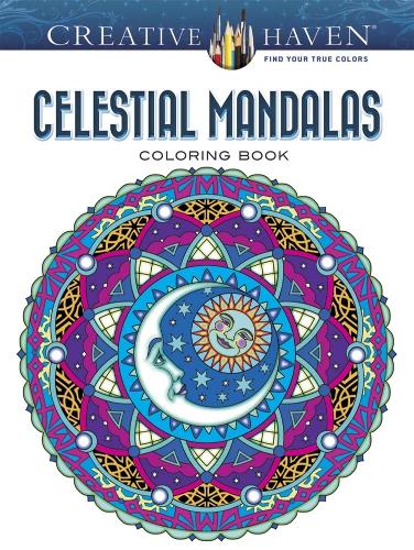 [object Object] «Creative Haven Celestial Mandalas Coloring Book», авторов Крис Эджерли, Марти Нобл - фото №1