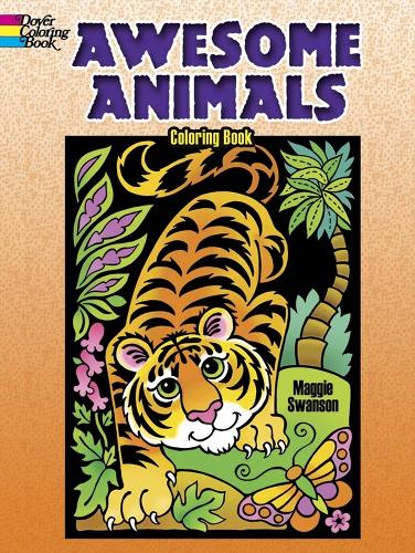 Бумажная книга «Awesome Animals Coloring Book», автор Мэгги Суонсон - фото №1