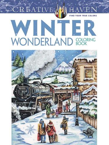 Паперова книга «Creative Haven Winter Wonderland Coloring Book», автор Тереза Гудрідж - фото №1