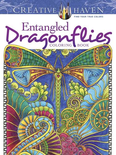 Паперова книга «Creative Haven Entangled Dragonflies Coloring Book», автор Анжела Портер - фото №1