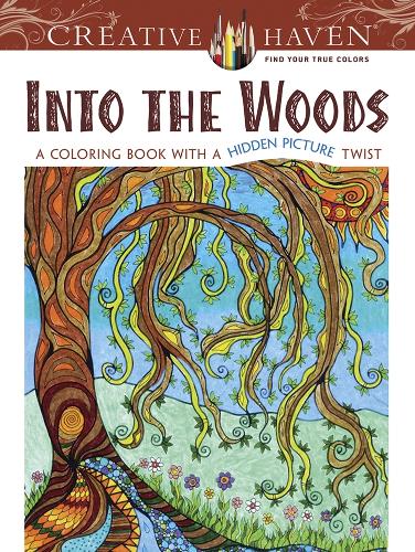 Паперова книга «Creative Haven into the Woods: A Coloring Book with a Hidden Picture Twist», автор Лінн Медскер - фото №1