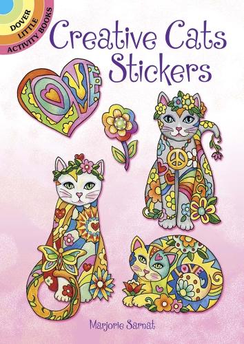 Паперова книга «Creative Cats Stickers», автор Марджорі Сарнат - фото №1
