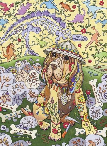 Бумажная книга «Dazzling Dogs Notebook», автор Марджори Сарнат - фото №1