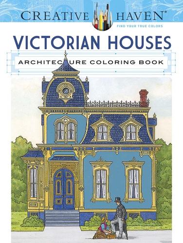 Паперова книга «Creative Haven Victorian Houses Architecture Coloring Book», автор A. Г. Сміт - фото №1