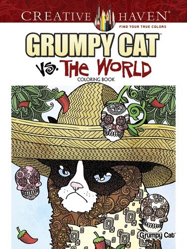 Паперова книга «Creative Haven Grumpy Cat vs. the World Coloring Book», автор Дієго Перейра - фото №1