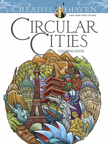 Бумажная книга «Creative Haven Circular Cities Coloring Book», автор Дэвид Бодо - фото №1