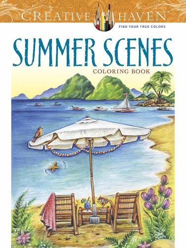Бумажная книга «Creative Haven Summer Scenes Coloring Book», автор Тереза Гудридж - фото №1