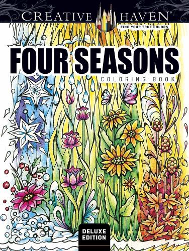 Паперова книга «Creative Haven Deluxe Edition Four Seasons Coloring Book», автор Міріам Адатто - фото №1
