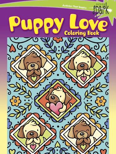 Бумажная книга «Spark Puppy Love Coloring Book», автор Ноэль Дален - фото №1