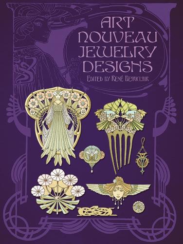 Паперова книга «Art Nouveau Jewelry Designs», автор Рене Боклер - фото №1