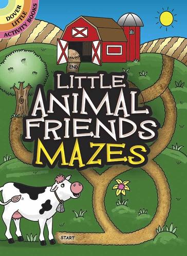 Паперова книга «Little Animal Friends Mazes», автор Френ Ньюман-Д'Аміко - фото №1