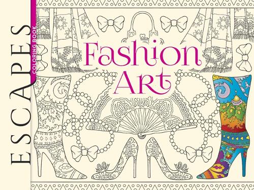 Бумажная книга «Escapes Fashion Art Coloring Book», автор Марти Нобл - фото №1