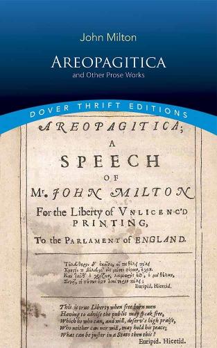 Бумажная книга «Areopagitica and Other Prose Works», автор Джон Милтон - фото №1