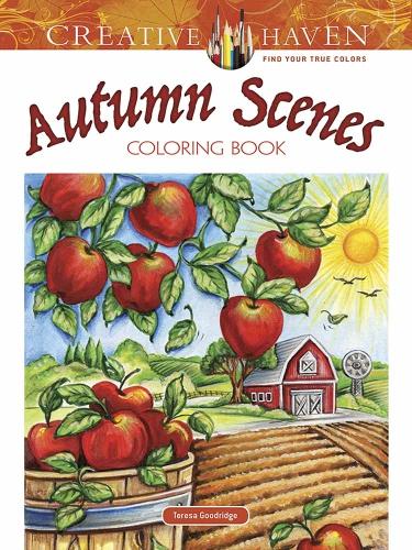 Паперова книга «Creative Haven Autumn Scenes Coloring Book», автор Тереза Гудрідж - фото №1