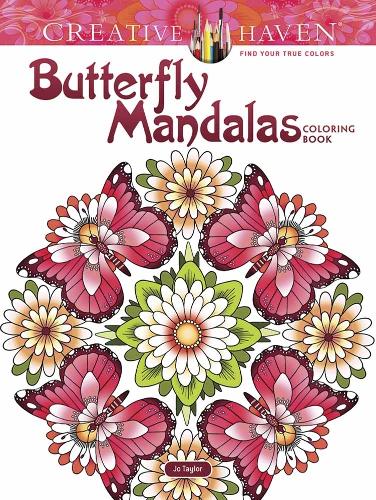 Бумажная книга «Creative Haven Butterfly Mandalas Coloring Book», автор Диана Гаспас-Эттл - фото №1