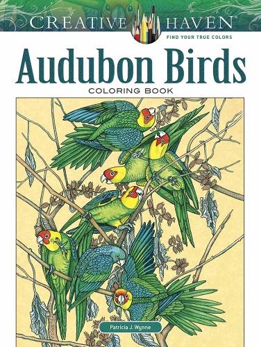 Бумажная книга «Creative Haven Audubon Birds Coloring Book», автор Патриция Дж. Уинн - фото №1
