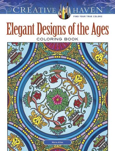 Бумажная книга «Creative Haven Elegant Designs of the Ages Coloring Book», автор Мойра Аллен - фото №1