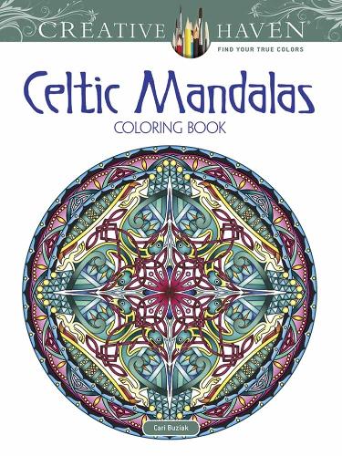 Бумажная книга «Creative Haven Celtic Mandalas Coloring Book», автор Кари Бузяк - фото №1