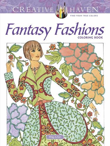 Бумажная книга «Creative Haven Fantasy Fashions Coloring Book», автор Минг-Джу Сун - фото №1